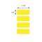 Nevs Cryo Tube Labels  33x13mm for 1.5/2ml Tubes Yellow Roll Form LCR-12114-Y - alternate 2